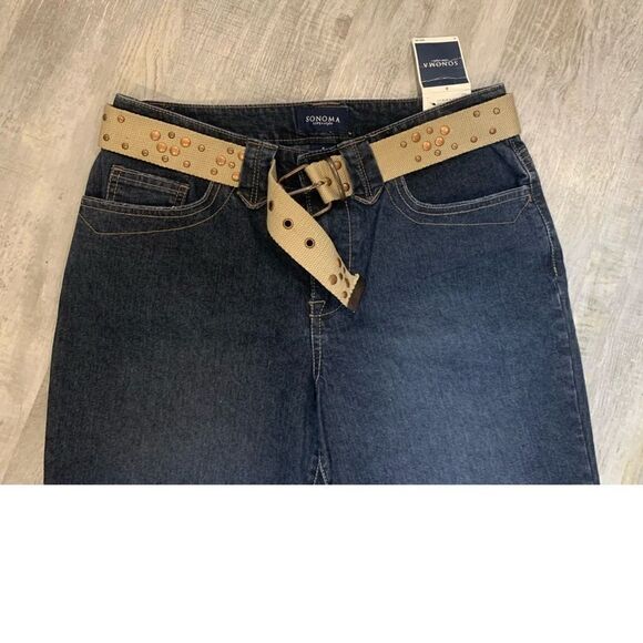 NEW Sonoma size 6 jeans with belt - Picture 9 of 12